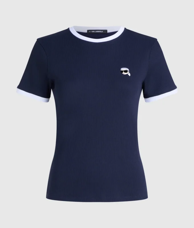 Ikon slim fit rib T-shirt Ikon slim fit rib T-shirt