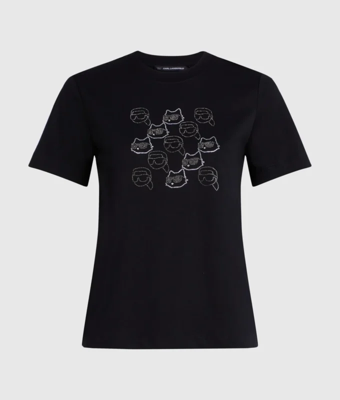 Ikon T-shirt με στρας Ikon T-shirt με στρας