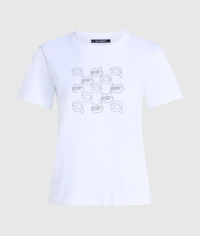 Ikon T-shirt με στρας Ikon T-shirt με στρας