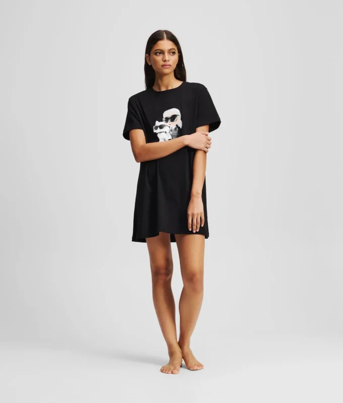 IKON T-SHIRT PAJAMA DRESS IKON T-SHIRT PAJAMA DRESS