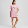 IKON T-SHIRT PAJAMA DRESS IKON T-SHIRT PAJAMA DRESS