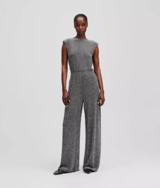 JERSEY RHINESTONE JUMPSUIT