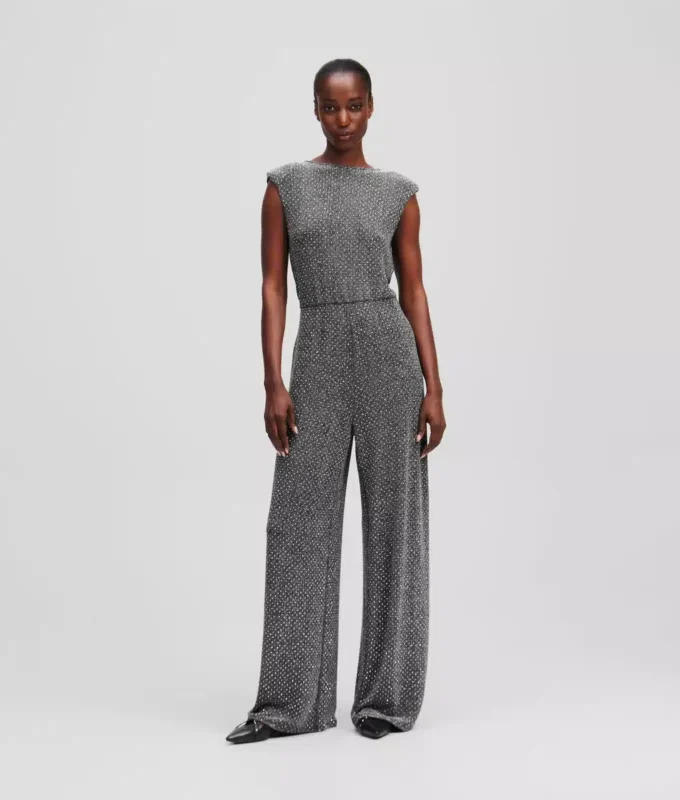 JERSEY RHINESTONE JUMPSUIT JERSEY RHINESTONE JUMPSUIT