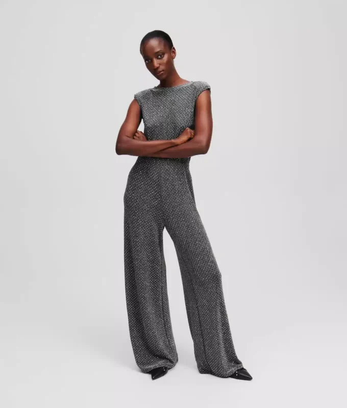 JERSEY RHINESTONE JUMPSUIT JERSEY RHINESTONE JUMPSUIT