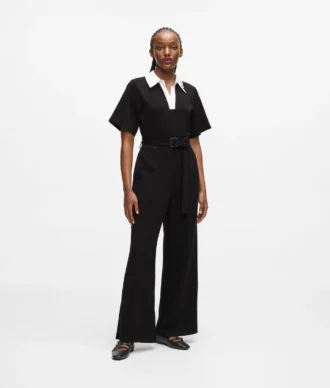 Jumpsuit με χαρακτηριστικό γιακά