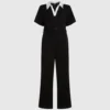 Jumpsuit με χαρακτηριστικό γιακά