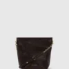 K/Autograph μικρή γυαλιστερή τσάντα τύπου bucket