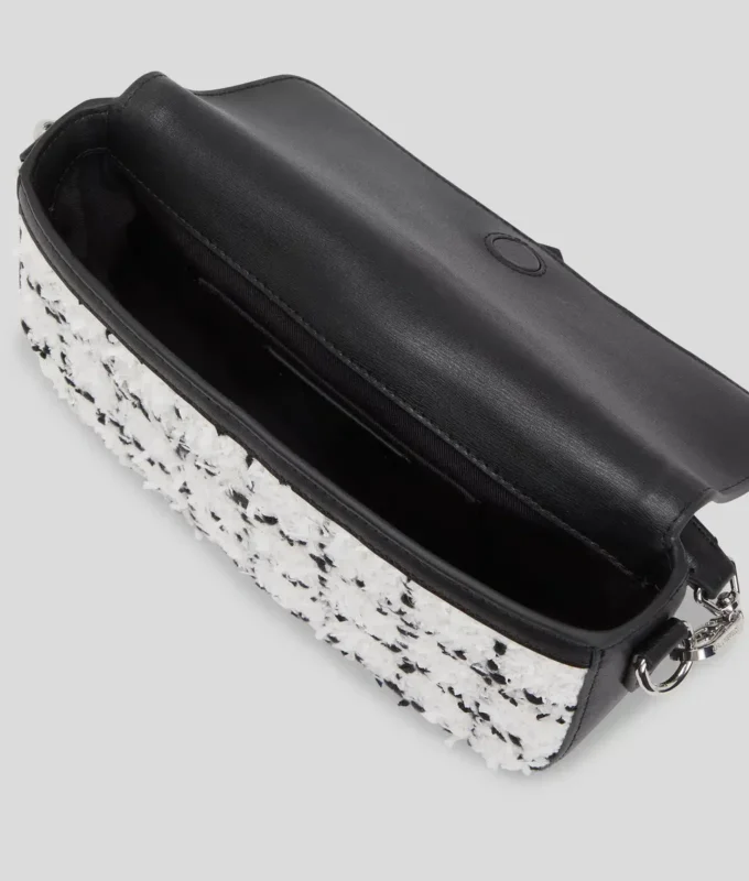 K/AUTOGRAPH PADLOCK BOUCLÉ SHOULDER BAG K/AUTOGRAPH PADLOCK BOUCLÉ SHOULDER BAG