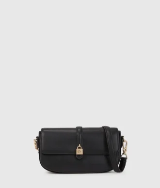 K/AUTOGRAPH PADLOCK SHOULDER BAG