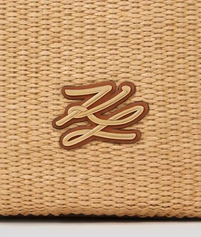 K/Autograph υφασμένη μικρή τσάντα τύπου bucket K/Autograph υφασμένη μικρή τσάντα τύπου bucket