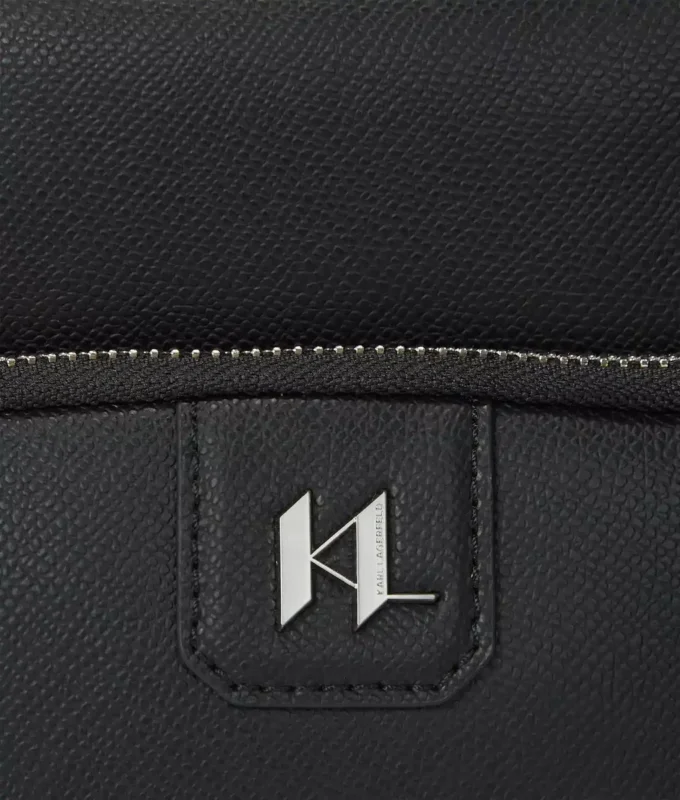 K/Monogram δερμάτινη τσάντα χιαστί