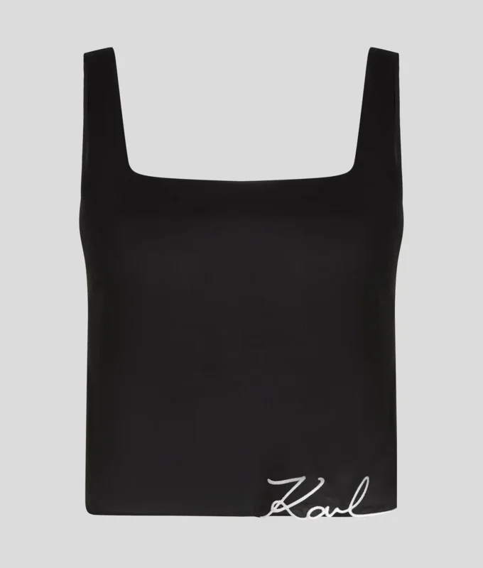 K/SIGNATURE BEACH CROP TOP K/SIGNATURE BEACH CROP TOP