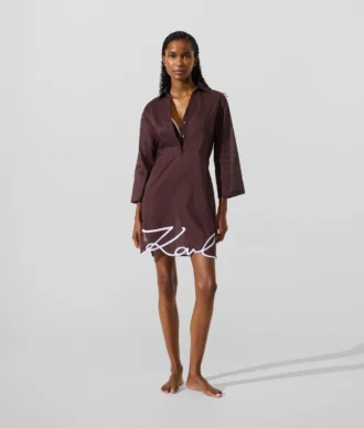 K/SIGNATURE BEACH SHIRT DRESS