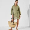 K/SIGNATURE BEACH SHIRT DRESS K/SIGNATURE BEACH SHIRT DRESS