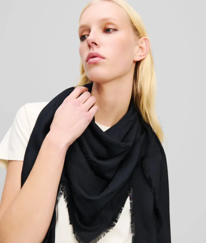 K/SIGNATURE JACQUARD SCARF K/SIGNATURE JACQUARD SCARF