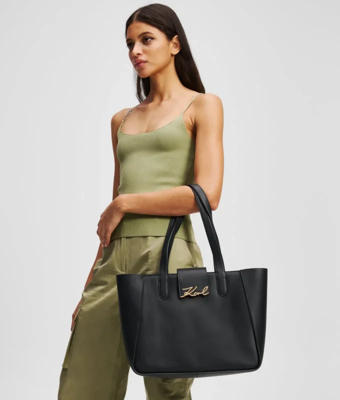 K/SIGNATURE MEDIUM TOTE BAG K/SIGNATURE MEDIUM TOTE BAG