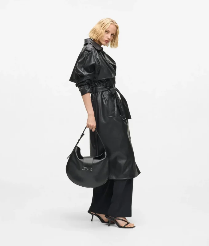 K/Signature oversized moon bag
