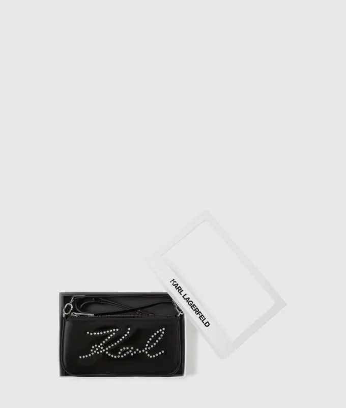 K/Signature τσάντα με καρφιά
