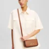 K/SIGNATURE WHIPSTITCH CROSSBODY BAG K/SIGNATURE WHIPSTITCH CROSSBODY BAG
