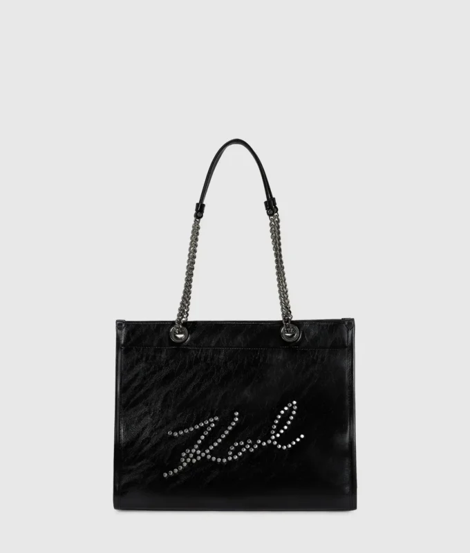 K/SKUARE MEDIUM STUDDED TOTE BAG K/SKUARE MEDIUM STUDDED TOTE BAG