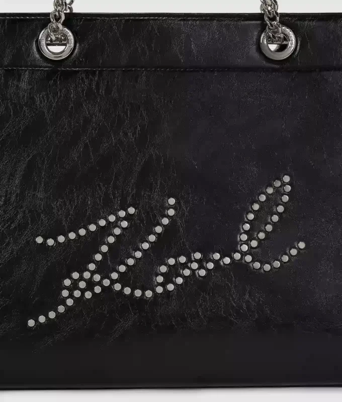K/SKUARE MEDIUM STUDDED TOTE BAG K/SKUARE MEDIUM STUDDED TOTE BAG
