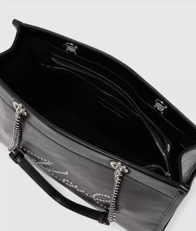 K/SKUARE MEDIUM STUDDED TOTE BAG K/SKUARE MEDIUM STUDDED TOTE BAG