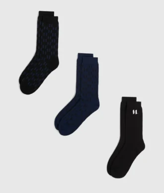 Κάλτσες Monogram – Σετ 3 τεμαχίων Κάλτσες Monogram – Σετ 3 τεμαχίων