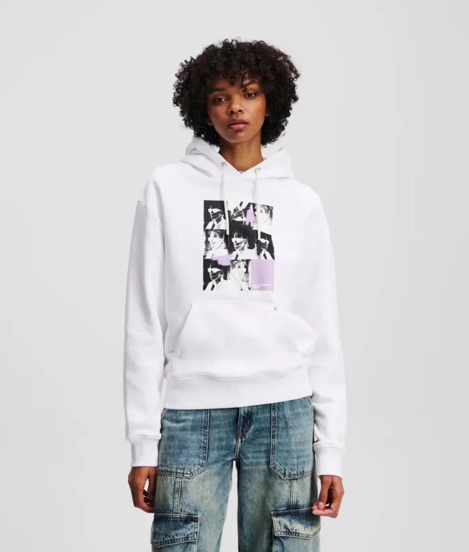 KARL PRINT HOODIE KARL PRINT HOODIE