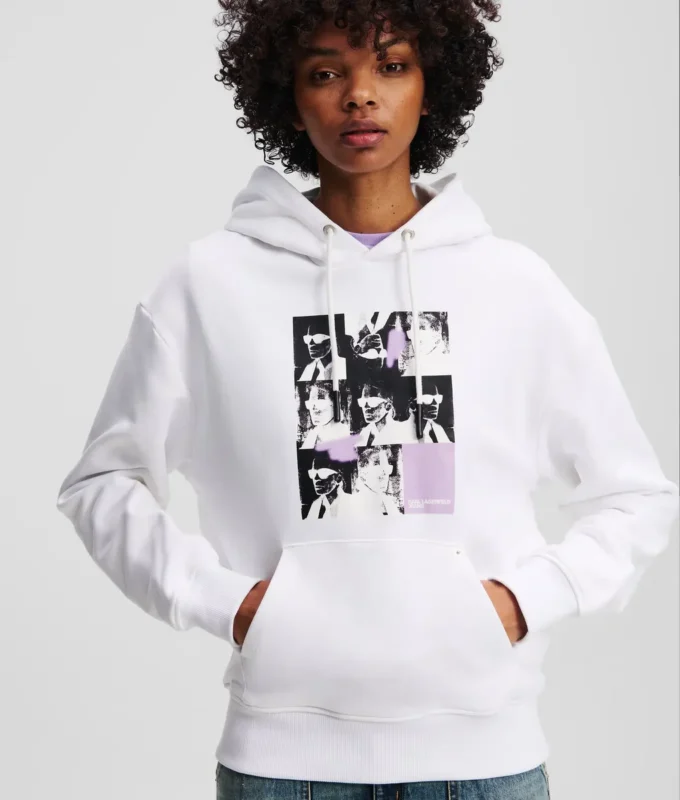 KARL PRINT HOODIE KARL PRINT HOODIE