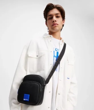 KLJ BOX LOGO CROSSBODY BAG