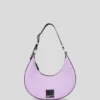 KLJ BOX LOGO HALF-MOON SHOULDER BAG
