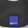 KLJ BOX LOGO HALF-MOON SHOULDER BAG