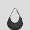 KLJ BOX LOGO HALF-MOON SHOULDER BAG