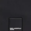 KLJ BOX LOGO SOFT HALF-MOON SHOULDER BAG