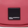 KLJ BOX LOGO SOFT HALF-MOON SHOULDER BAG