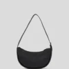 KLJ BOX LOGO SOFT HALF-MOON SHOULDER BAG