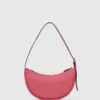 KLJ BOX LOGO SOFT HALF-MOON SHOULDER BAG