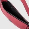 KLJ BOX LOGO SOFT HALF-MOON SHOULDER BAG