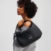 KLJ BOX LOGO SOFT MINI HOBO BAG