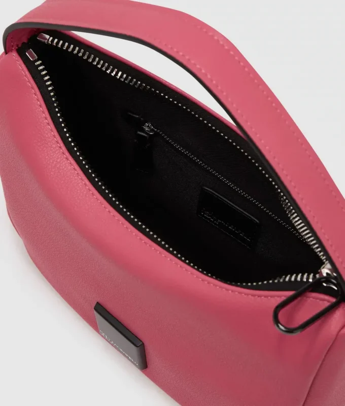 KLJ BOX LOGO SOFT MINI HOBO BAG