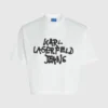 Κοντό T-shirt με γκράφιτι Κοντό T-shirt με γκράφιτι