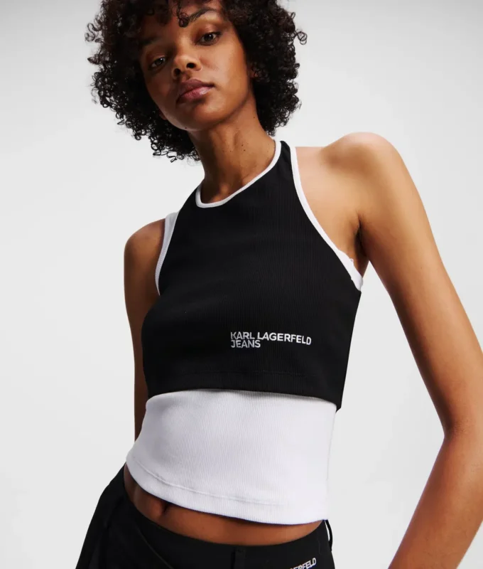 LAYERED RIBBED TANK TOP