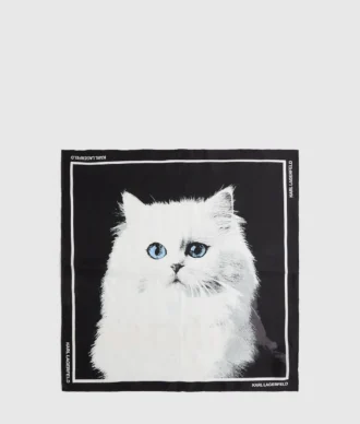 Μεταξωτό μαντήλι Ikon Choupette