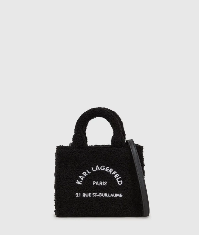 Μίνι τσάντα Rue St-Guillaume από shearling Μίνι τσάντα Rue St-Guillaume από shearling