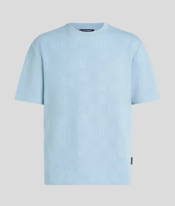 MONOGRAM CHECKED T-SHIRT