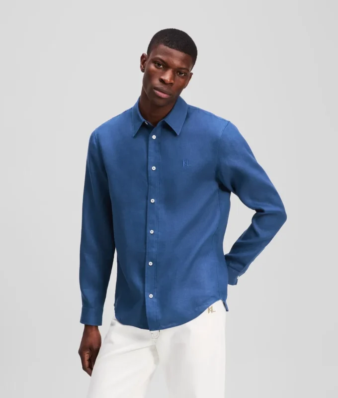 MONOGRAM LINEN SHIRT MONOGRAM LINEN SHIRT