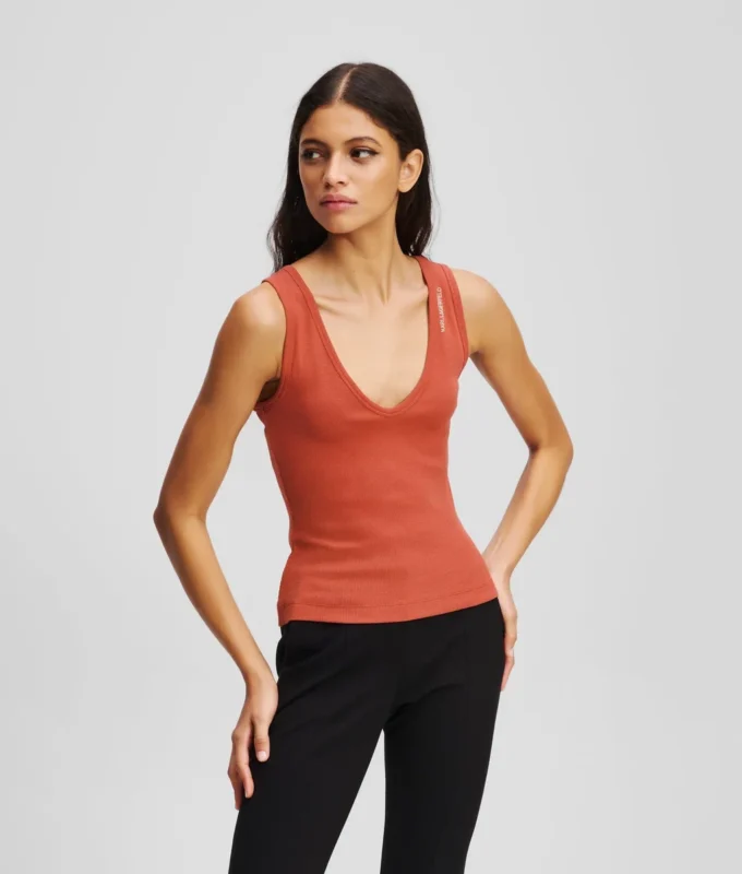 ΜΠΛΟΥΖΑ ΜΕ ΡΙΜΠ V-NECK ΜΠΛΟΥΖΑ ΜΕ ΡΙΜΠ V-NECK
