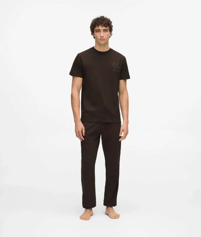 Μπλουζάκι loungewear με έμβλημα