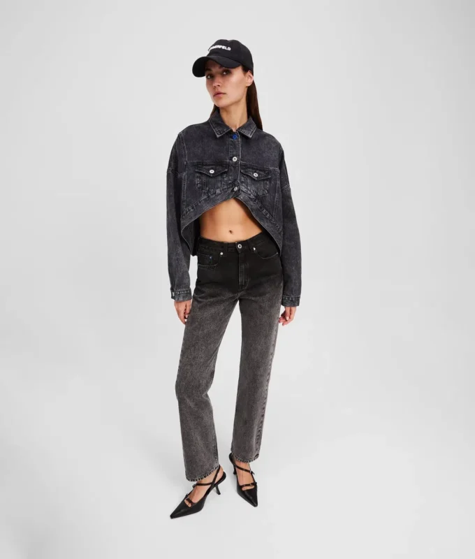 OMBRÉ HIGH-RISE STRAIGHT JEANS OMBRÉ HIGH-RISE STRAIGHT JEANS