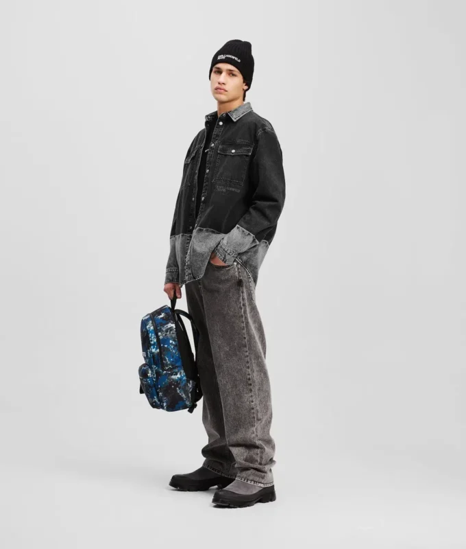 OMBRE DENIM OVERSHIRT OMBRE DENIM OVERSHIRT